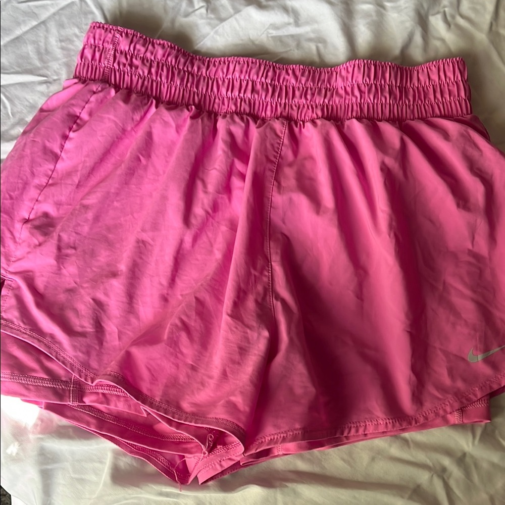 Pink Nike shorts